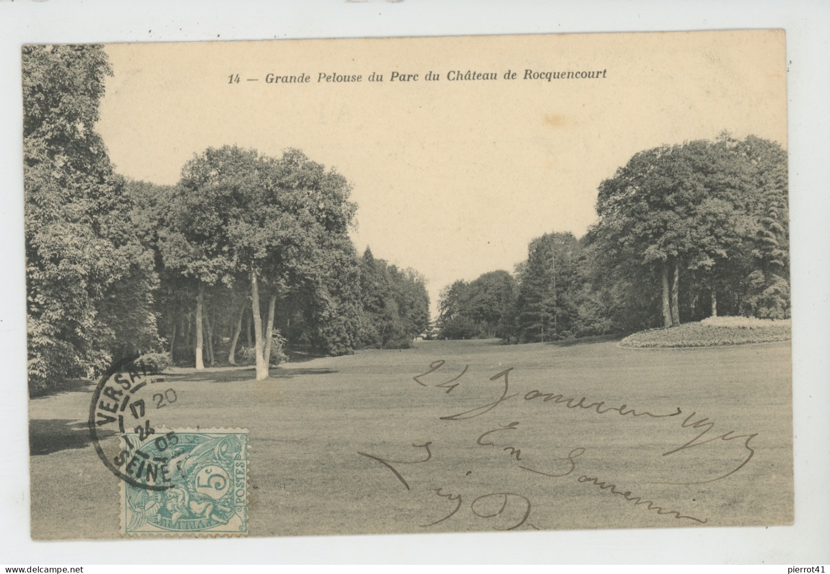 Grande Pelouse Du Parc Du Château De ROCQUENCOURT - Rocquencourt
