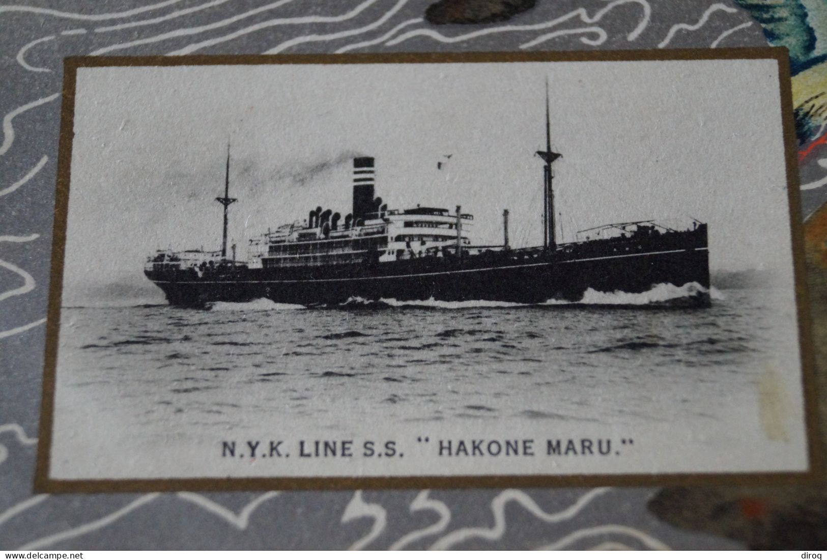 Bateau N.Y.K. SS,  Daté De 1930 , Hakone Maru ,belle Carte Ancienne Pour Collection - Steamers