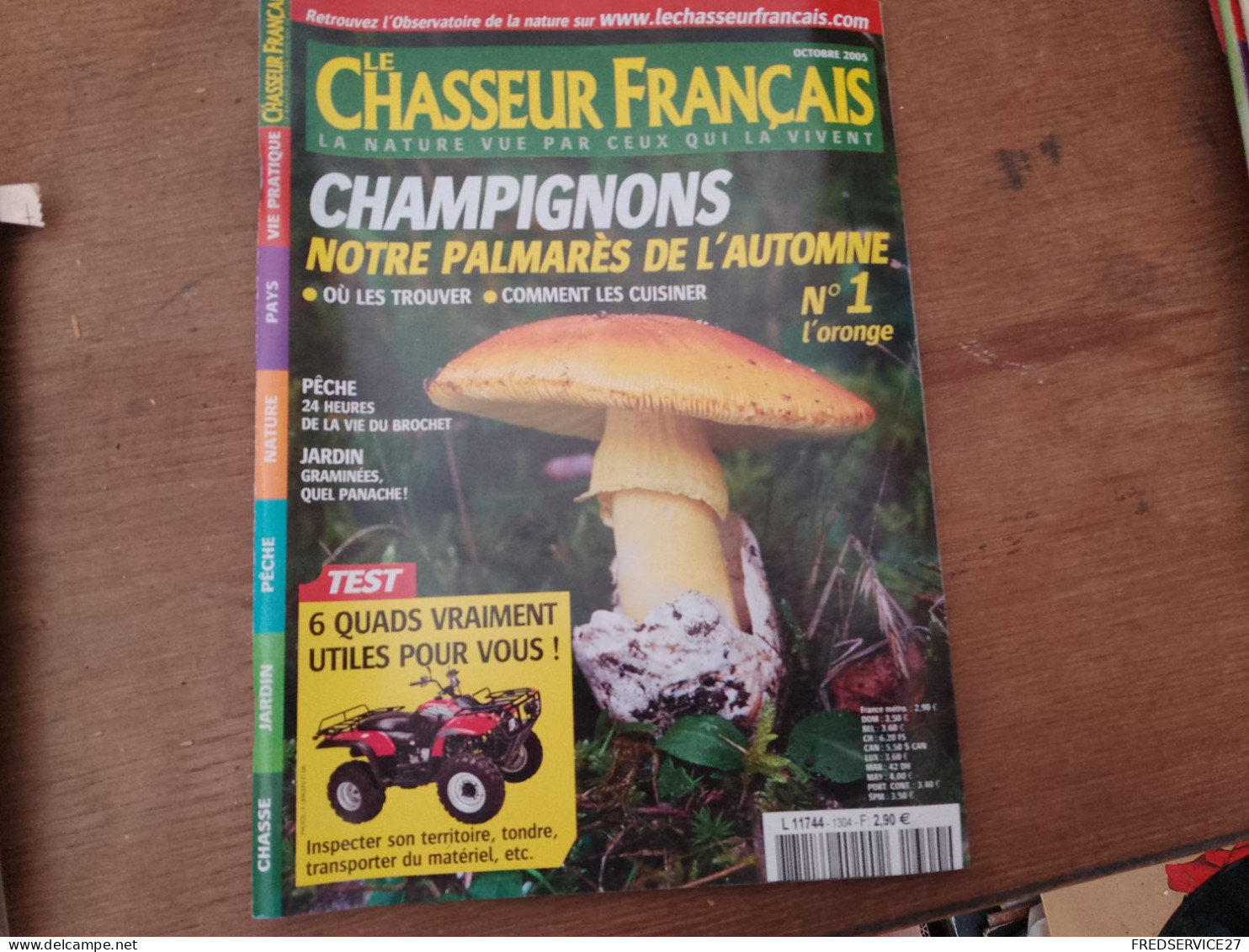 119 // LE CHASSEUR FRANCAIS 2005 / CHAMPIGNONS - Jagen En Vissen