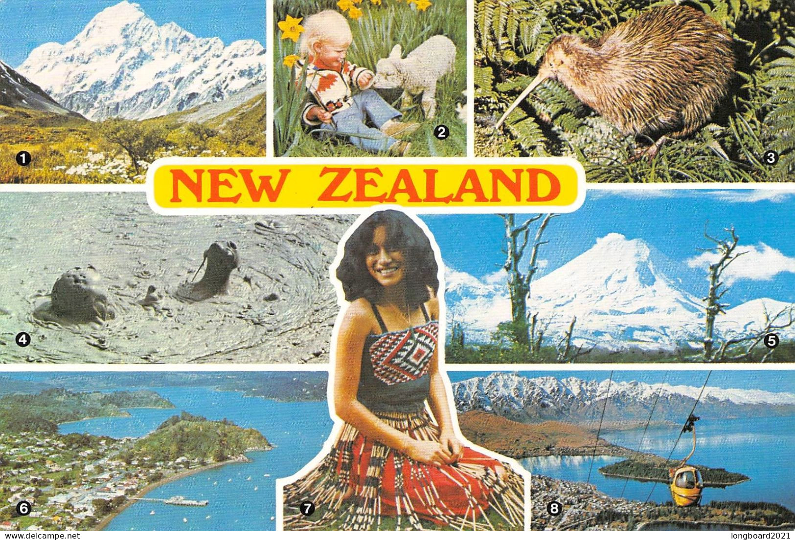 NEW ZEALAND - PICTURE POSTCARD Ca 1985 - KARLSRUHE/DE / *190 - Lettres & Documents