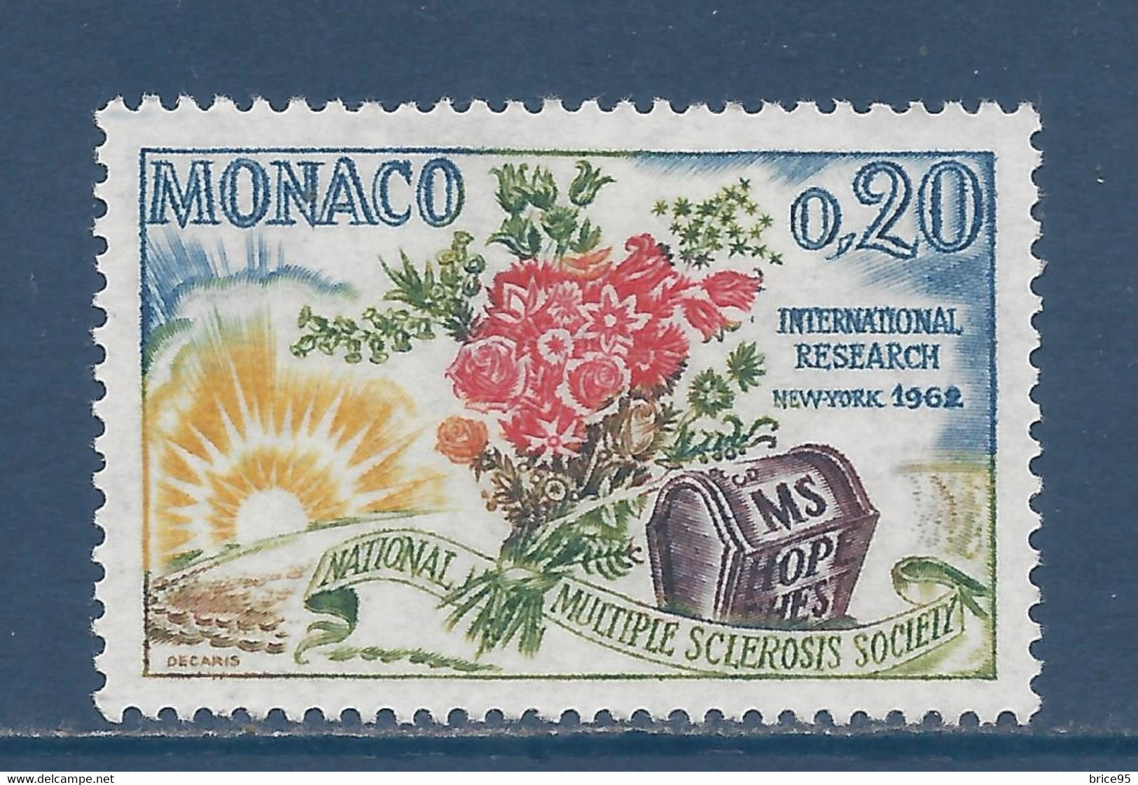 Monaco - YT N° 580 ** - Neuf Sans Charnière - 1962 - Nuevos