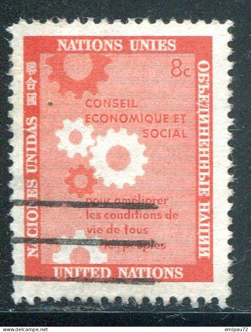 NATIONS UNIES- New York- Y&T N°63- Oblitéré - Usati