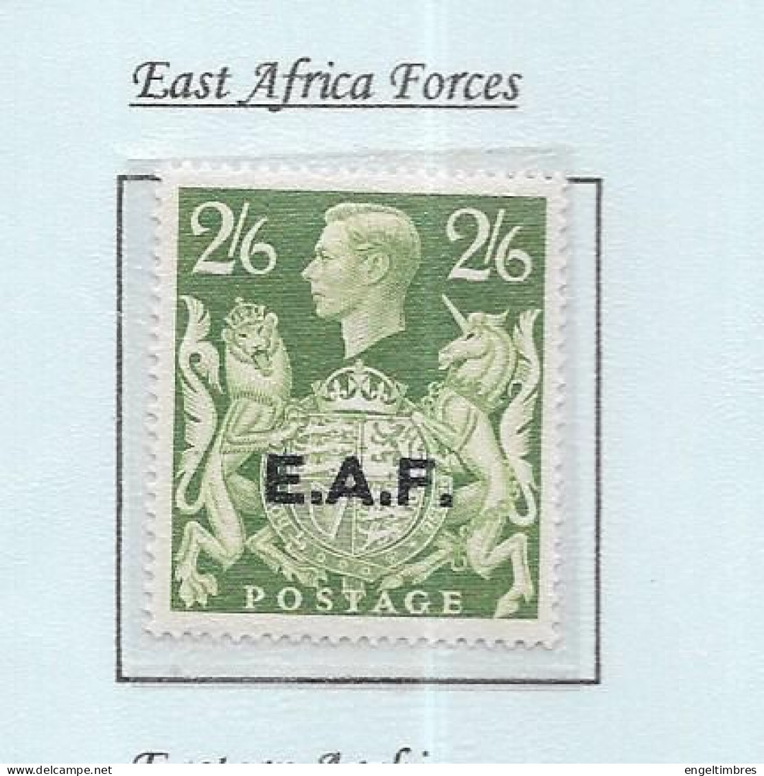 GB George Vl -   "ARMS"  E.A.F.  -  High Value (1)   U/M - See Scans - Unused Stamps