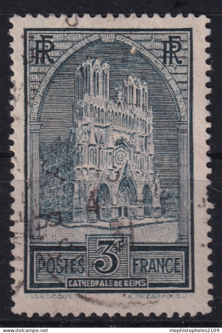 FRANCE 1929/31 - Canceled - YT 259 - Cathédrale De Reims - Type I - Gebruikt