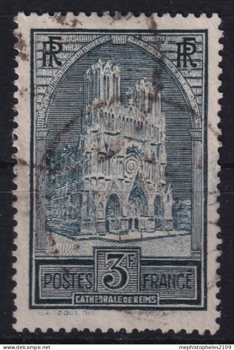 FRANCE 1929/31 - Canceled - YT 259c - Cathédrale De Reims - Type IV - Oblitérés