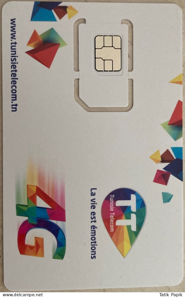 Tunisie Tunisia Telecom Mobile Never Used Phone Card Multi SIM GSM 3G 4G 5G NEW NANO LOGO - Tunesien