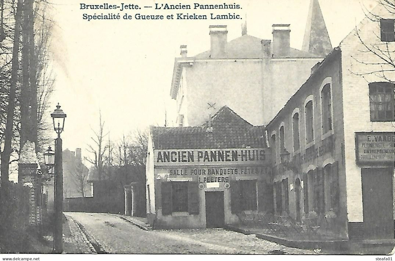 Bruxelles Jette, Ancien Pannenhuis Spécialité De Gueuze Et Krieken Lambic - Jette