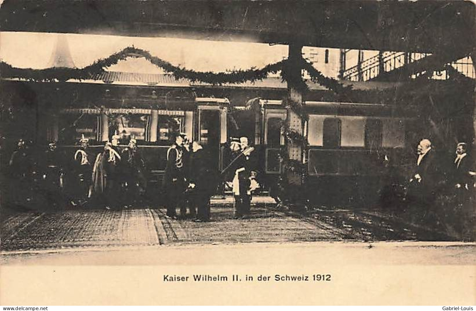 Armée Suisse Militaria - Schweizer Armee - Kaiser Wilhelm In Der Schweiz 1912 Guillaume II Zürich Bahnhof - Zürich