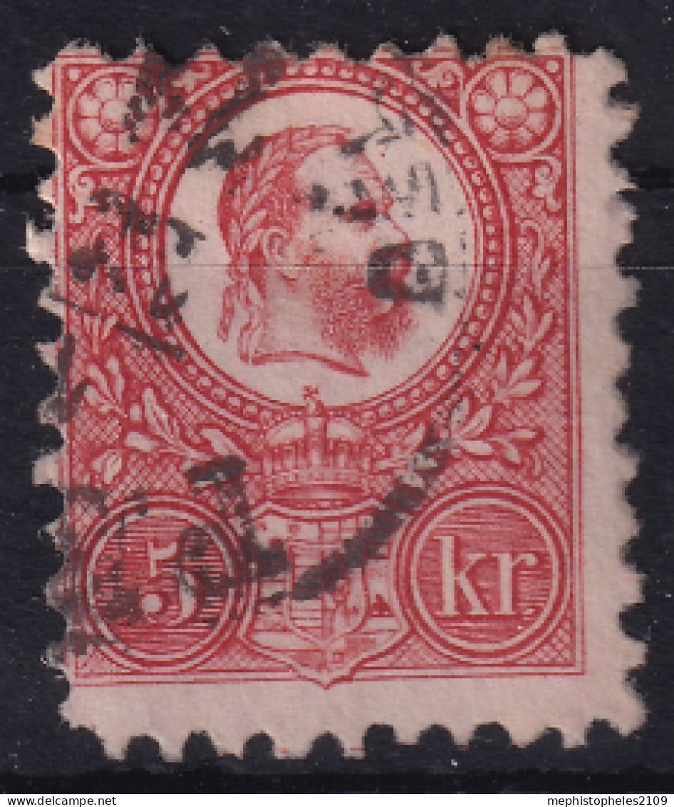 HUNGARY 1871/72 - Canceled - Sc# 9 - Used Stamps