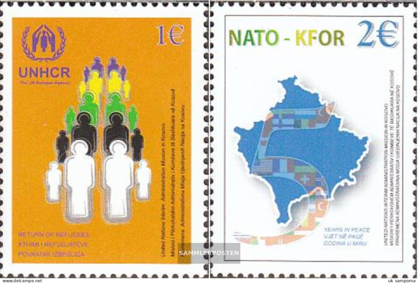 Kosovo 18-19 (complete Issue) Unmounted Mint / Never Hinged 2004 NATO+KFOR-Troops In Kosovo - Usati