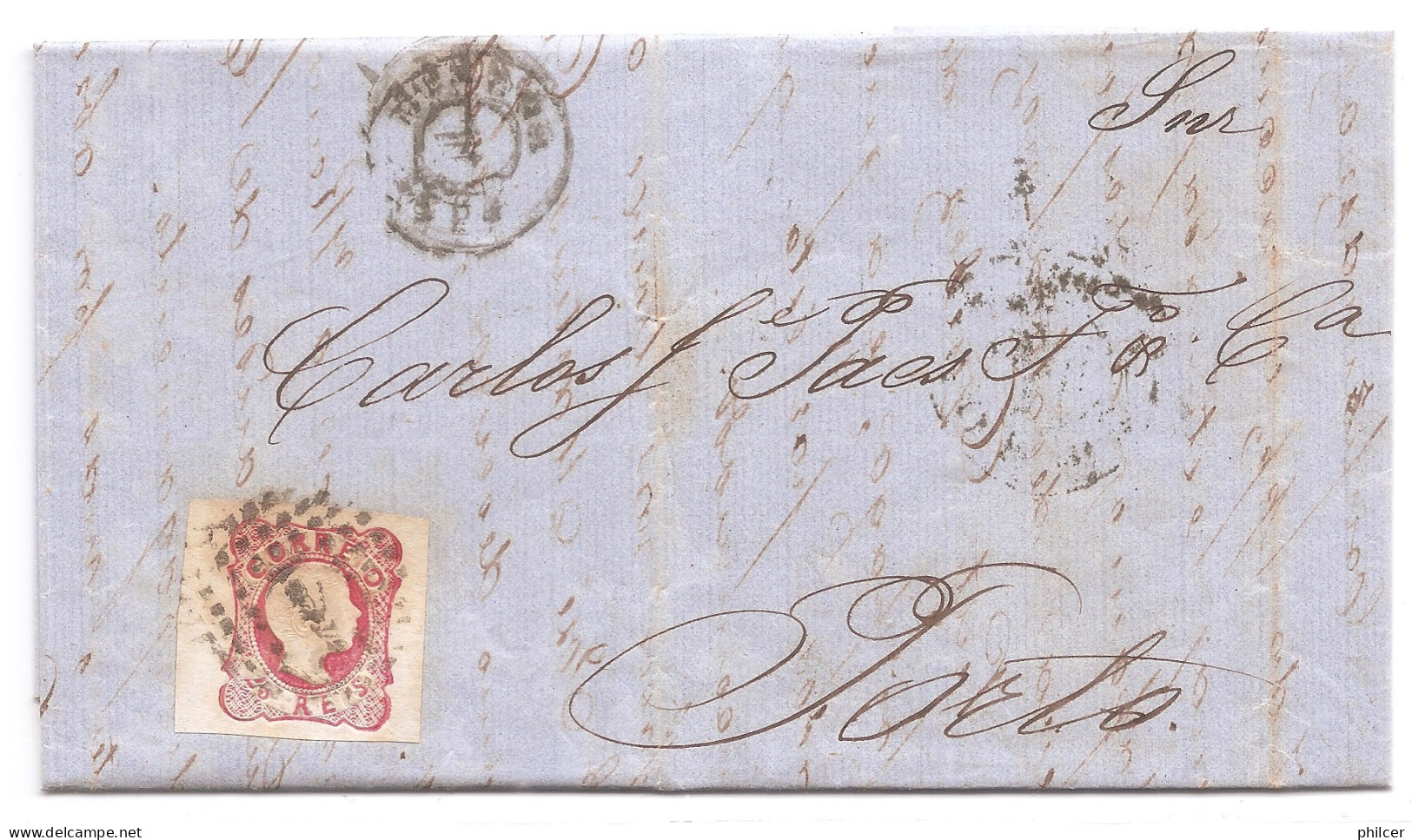 Portugal, 1862, # 13, Para O Porto - Covers & Documents