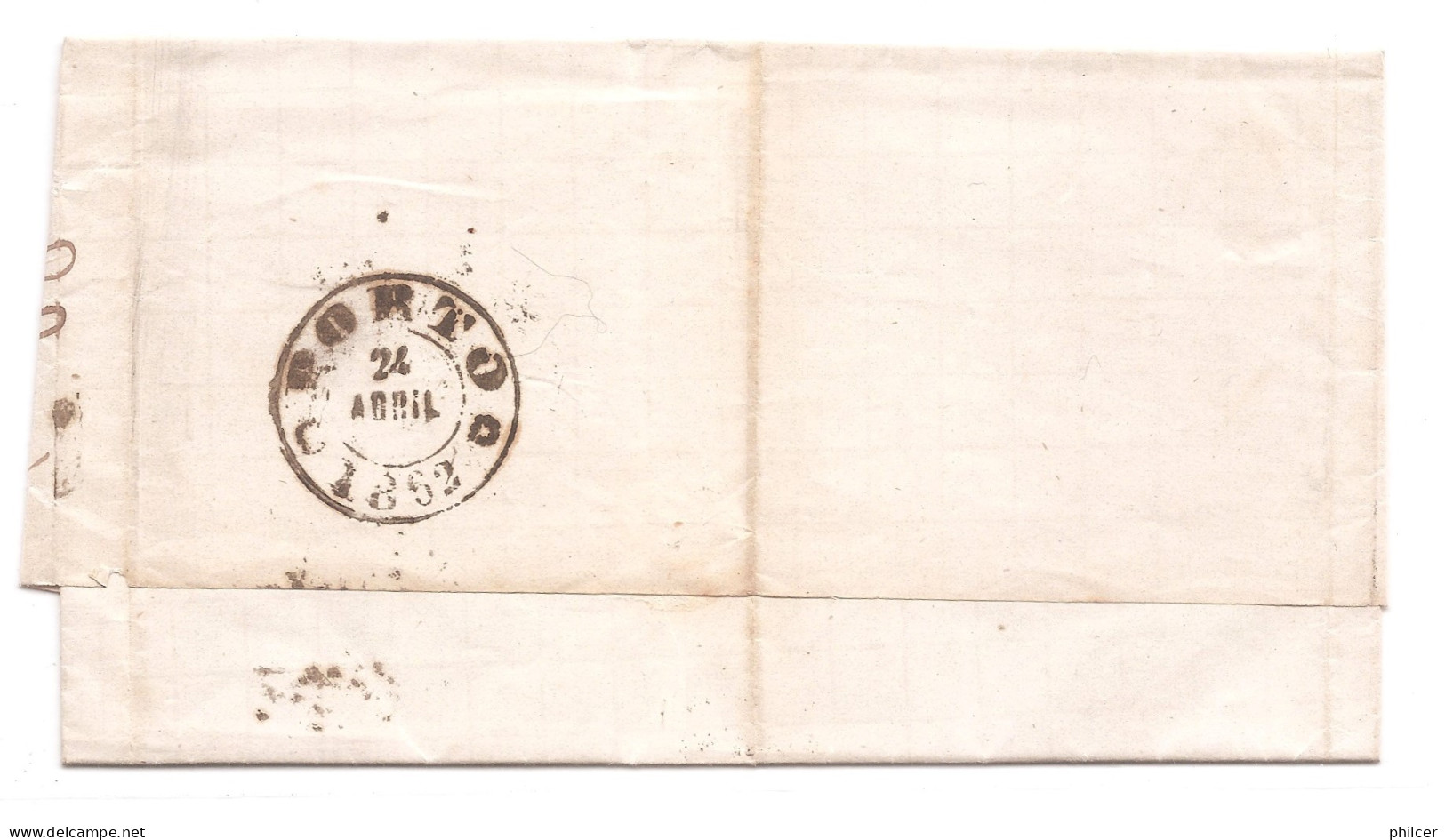 Portugal, 1862, # 13, Para O Porto - Lettres & Documents