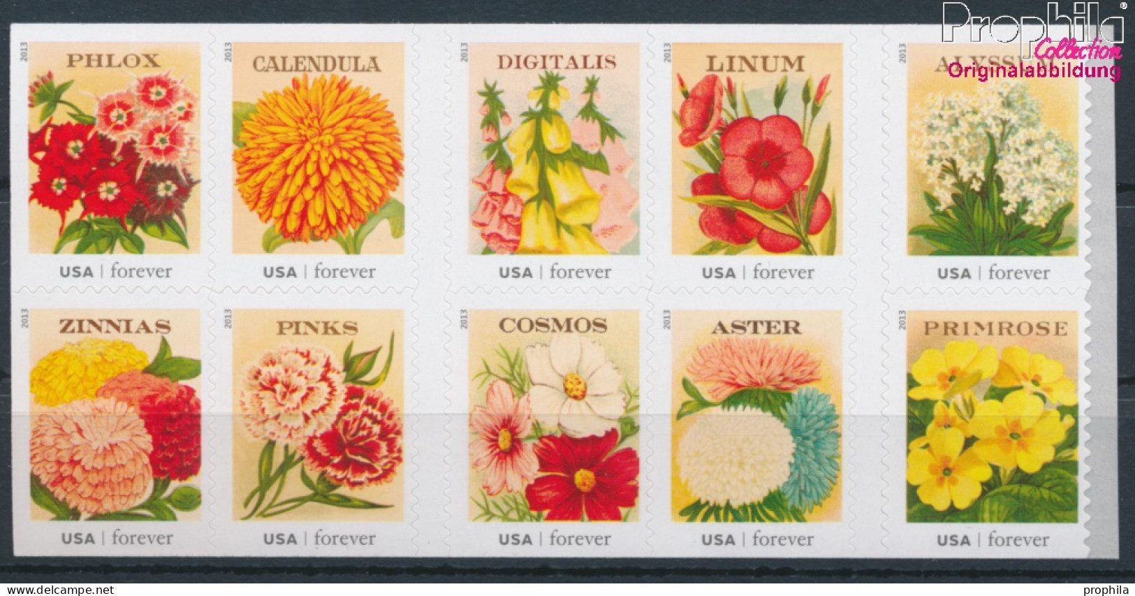 USA 4953-4962 (kompl.Ausg.) Postfrisch 2013 Gartenblumen (10054719 - Neufs