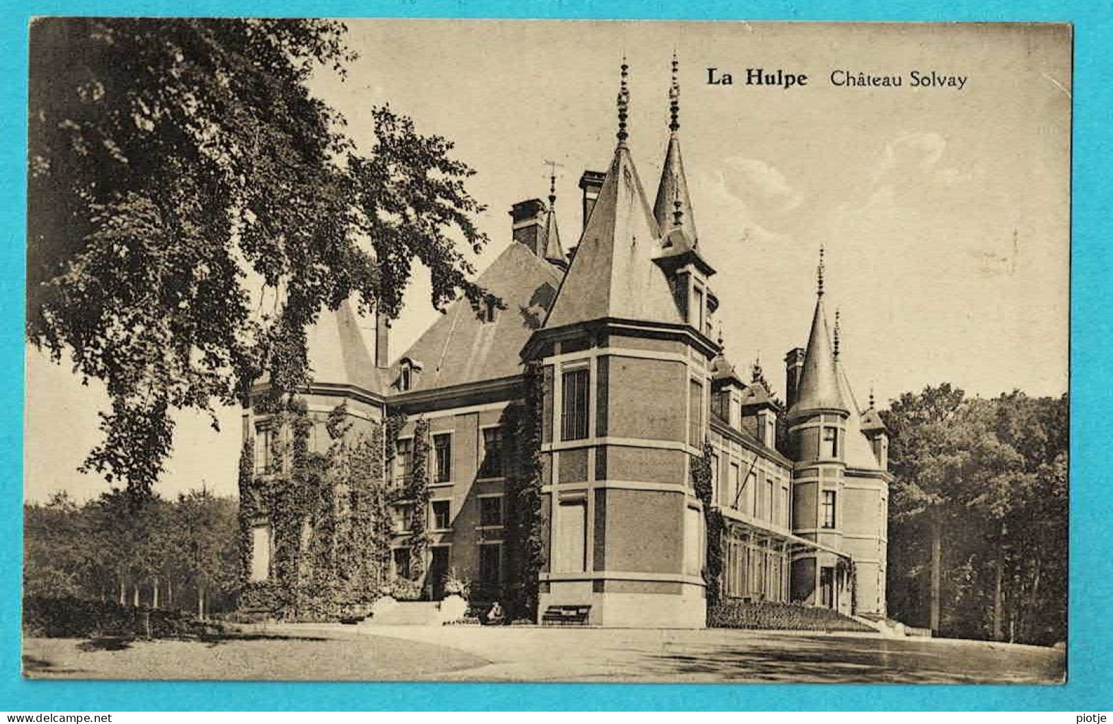 * La Hulpe (Brabant Wallon) * (Edit Deschamp) Chateau Solvay, Kasteel, Schloss, Castle, Unique, Old, Rare - La Hulpe