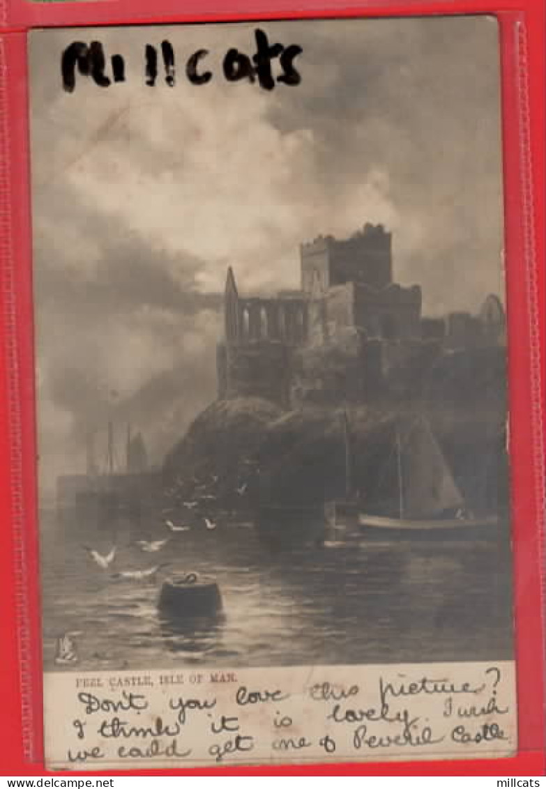 ISLE OF MAN  PEEL CASTLE RAPHAEL TUCK RP SERIES Pu 1904 - Isle Of Man