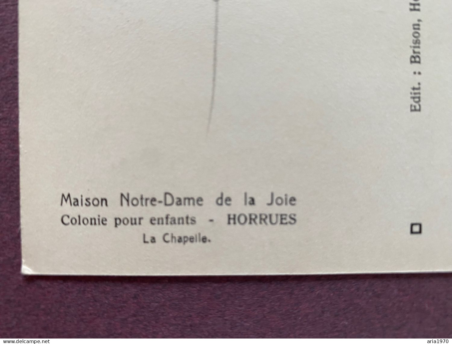 Horrues  - Soignies  Maison Notre-dame De La Joie Colonie Pour Enfants   La Chapelle - Soignies