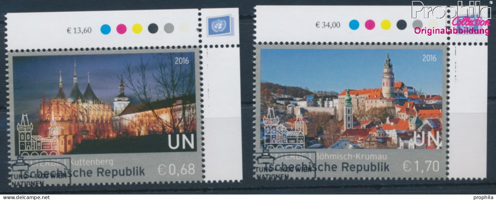 UNO - Wien 925-926 (kompl.Ausg.) Gestempelt 2016 UNESCO Welterbe (10100579 - Gebraucht