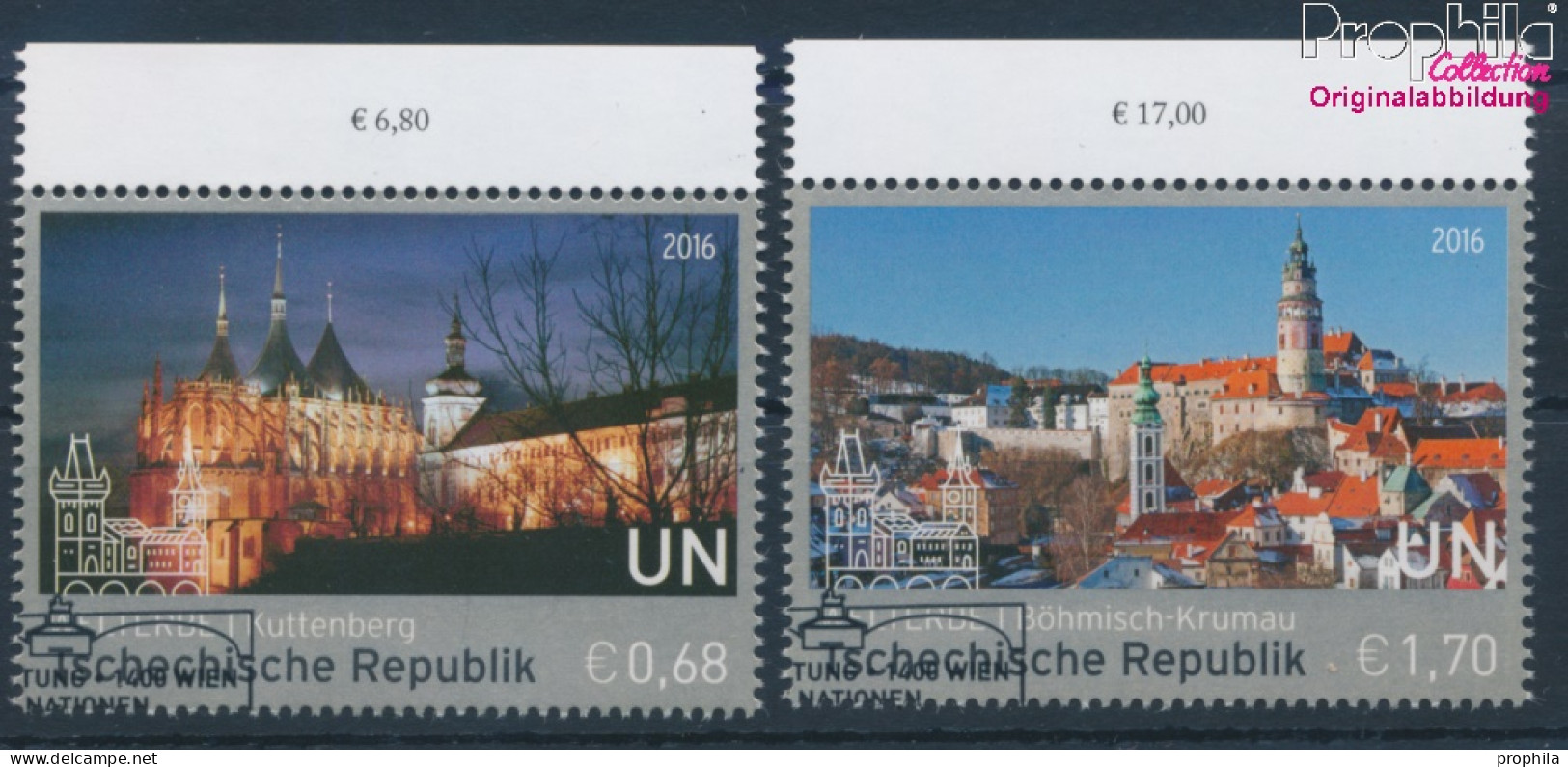 UNO - Wien 925-926 (kompl.Ausg.) Gestempelt 2016 UNESCO Welterbe (10100581 - Gebraucht