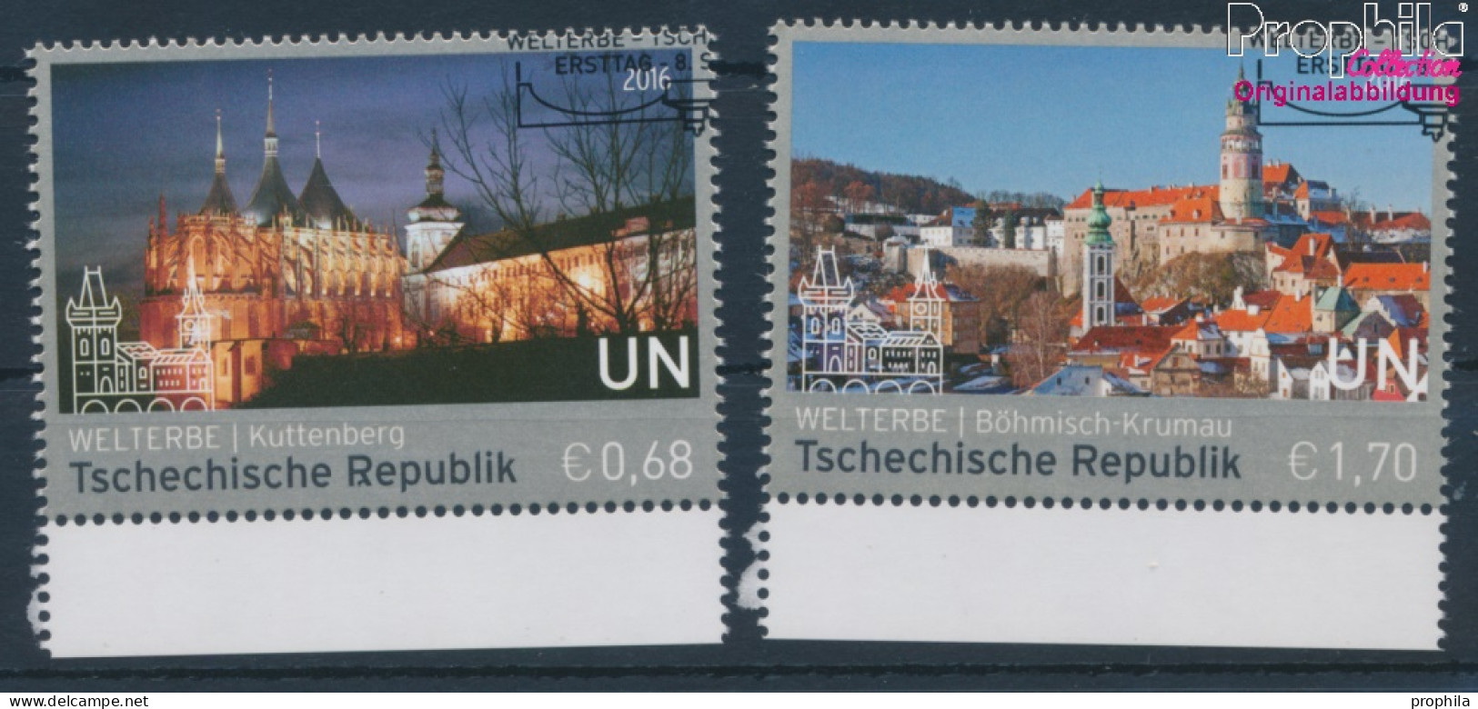 UNO - Wien 925-926 (kompl.Ausg.) Gestempelt 2016 UNESCO Welterbe (10100584 - Gebraucht