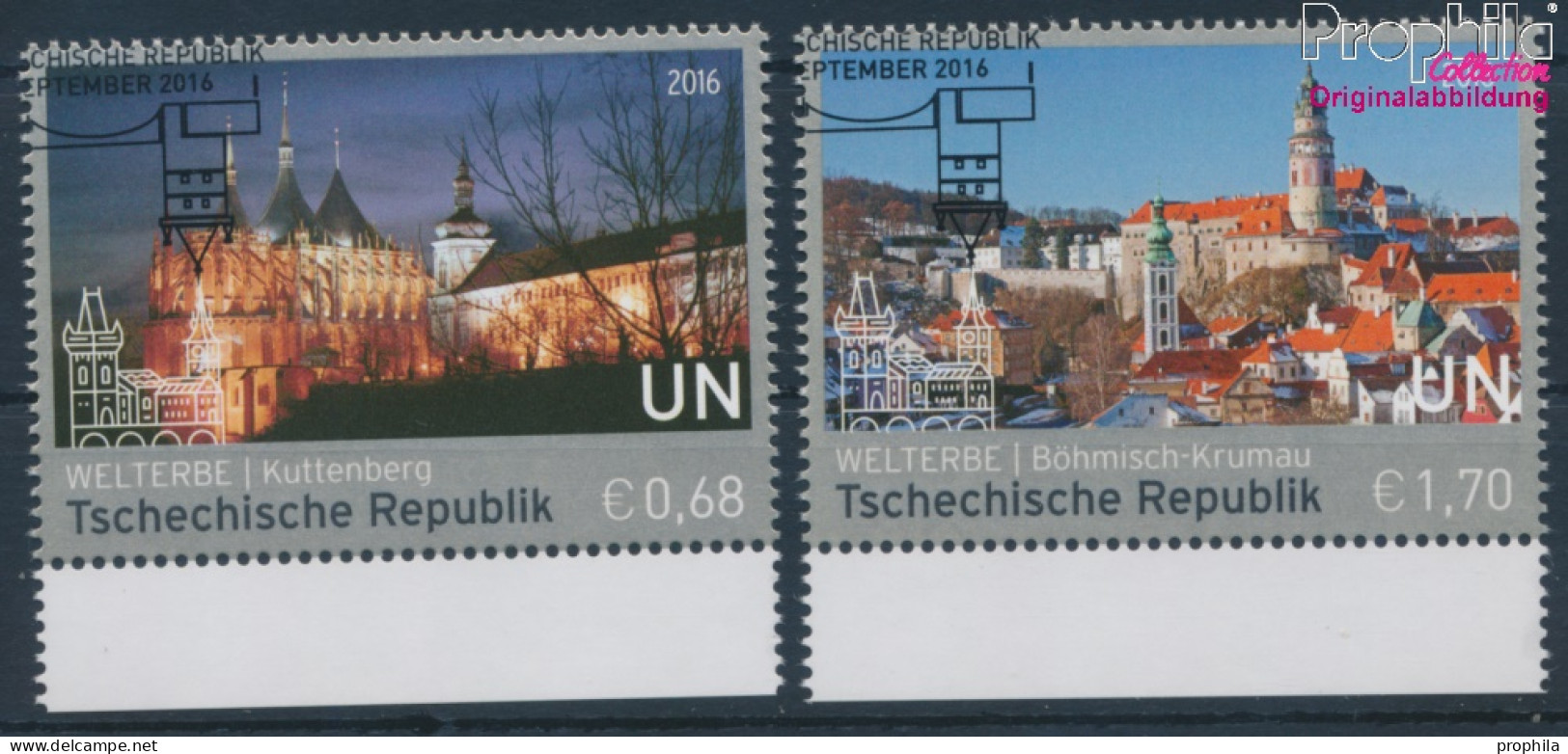 UNO - Wien 925-926 (kompl.Ausg.) Gestempelt 2016 UNESCO Welterbe (10100585 - Gebraucht