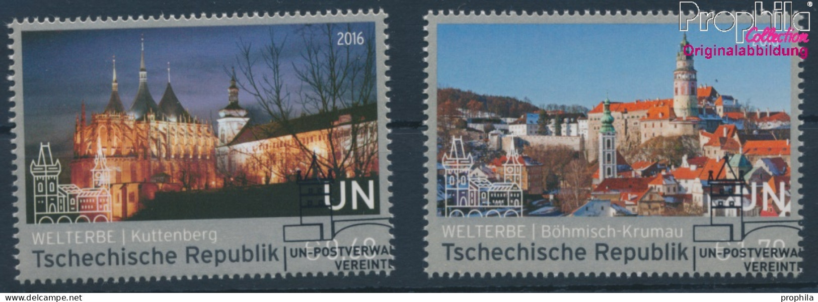 UNO - Wien 925-926 (kompl.Ausg.) Gestempelt 2016 UNESCO Welterbe (10100588 - Gebraucht