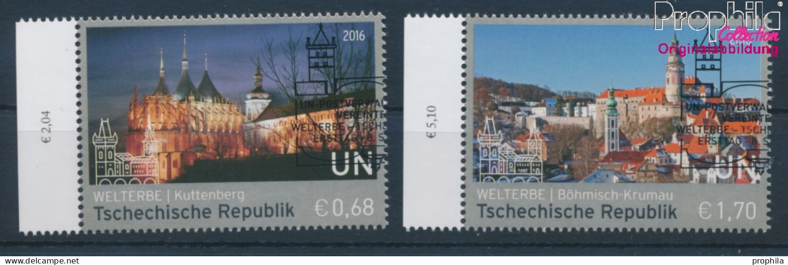 UNO - Wien 925-926 (kompl.Ausg.) Gestempelt 2016 UNESCO Welterbe (10100590 - Gebraucht