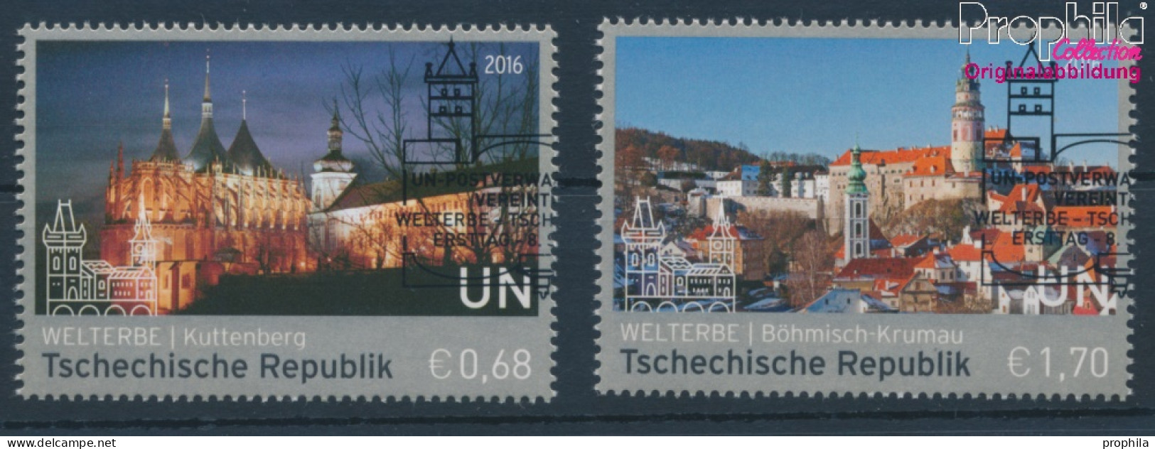 UNO - Wien 925-926 (kompl.Ausg.) Gestempelt 2016 UNESCO Welterbe (10100592 - Gebraucht