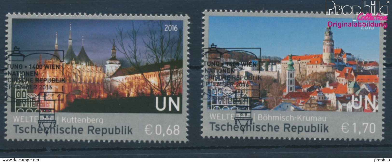 UNO - Wien 925-926 (kompl.Ausg.) Gestempelt 2016 UNESCO Welterbe (10100593 - Gebraucht