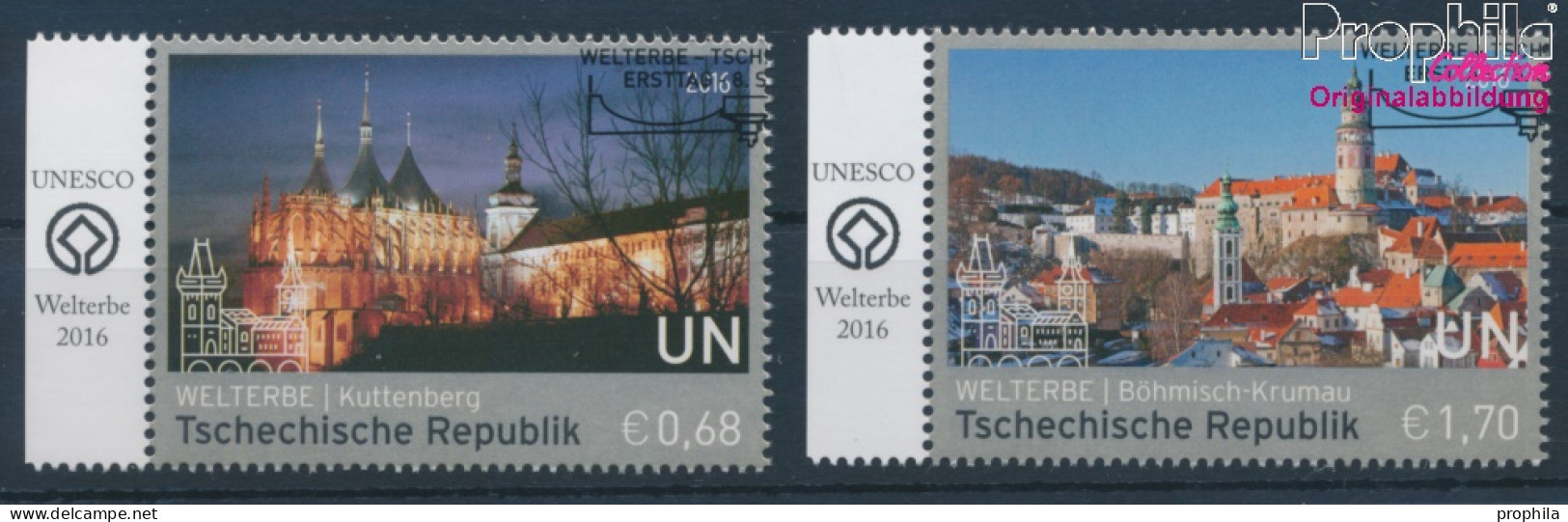 UNO - Wien 925-926 (kompl.Ausg.) Gestempelt 2016 UNESCO Welterbe (10100594 - Gebraucht