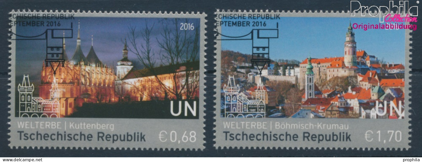 UNO - Wien 925-926 (kompl.Ausg.) Gestempelt 2016 UNESCO Welterbe (10100597 - Gebraucht