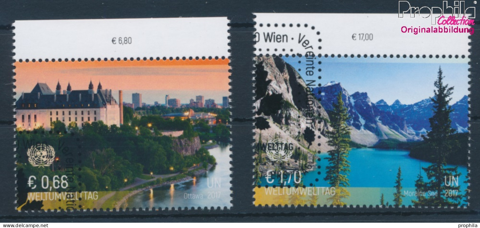 UNO - Wien 983-984 (kompl.Ausg.) Gestempelt 2017 Tag Der Umwelt (10100553 - Oblitérés