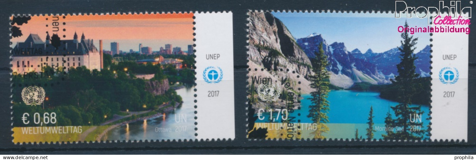 UNO - Wien 983-984 (kompl.Ausg.) Gestempelt 2017 Tag Der Umwelt (10100560 - Oblitérés