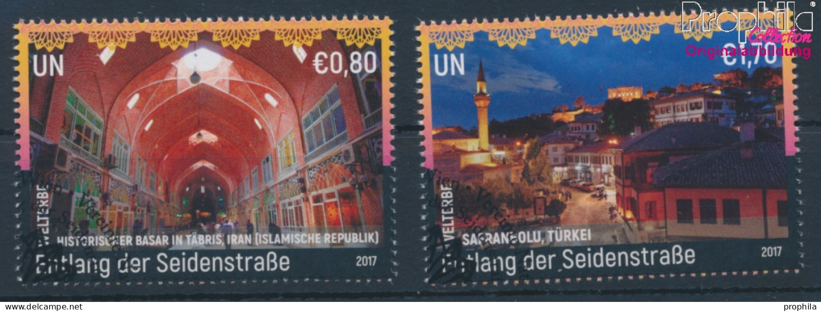 UNO - Wien 985-986 (kompl.Ausg.) Gestempelt 2017 UNESCO Welterbe Seidenstraße (10100542 - Oblitérés