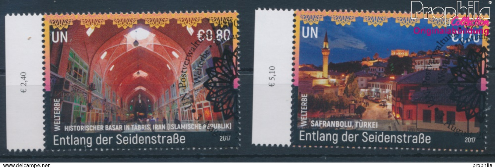 UNO - Wien 985-986 (kompl.Ausg.) Gestempelt 2017 UNESCO Welterbe Seidenstraße (10100543 - Usados