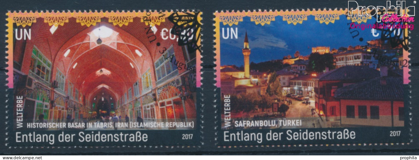 UNO - Wien 985-986 (kompl.Ausg.) Gestempelt 2017 UNESCO Welterbe Seidenstraße (10100549 - Oblitérés