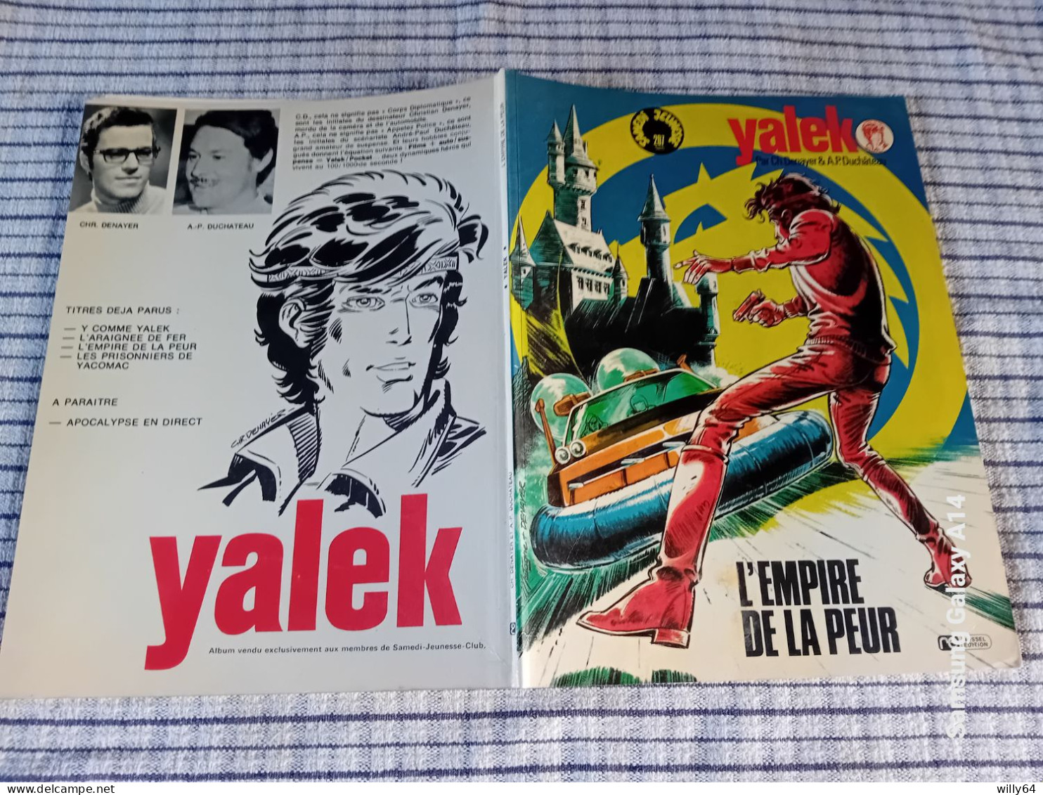 YALEK   L'Empire De La Peur  Souple    EO 1974  Editions: ROSSEL   TBE - Yalek