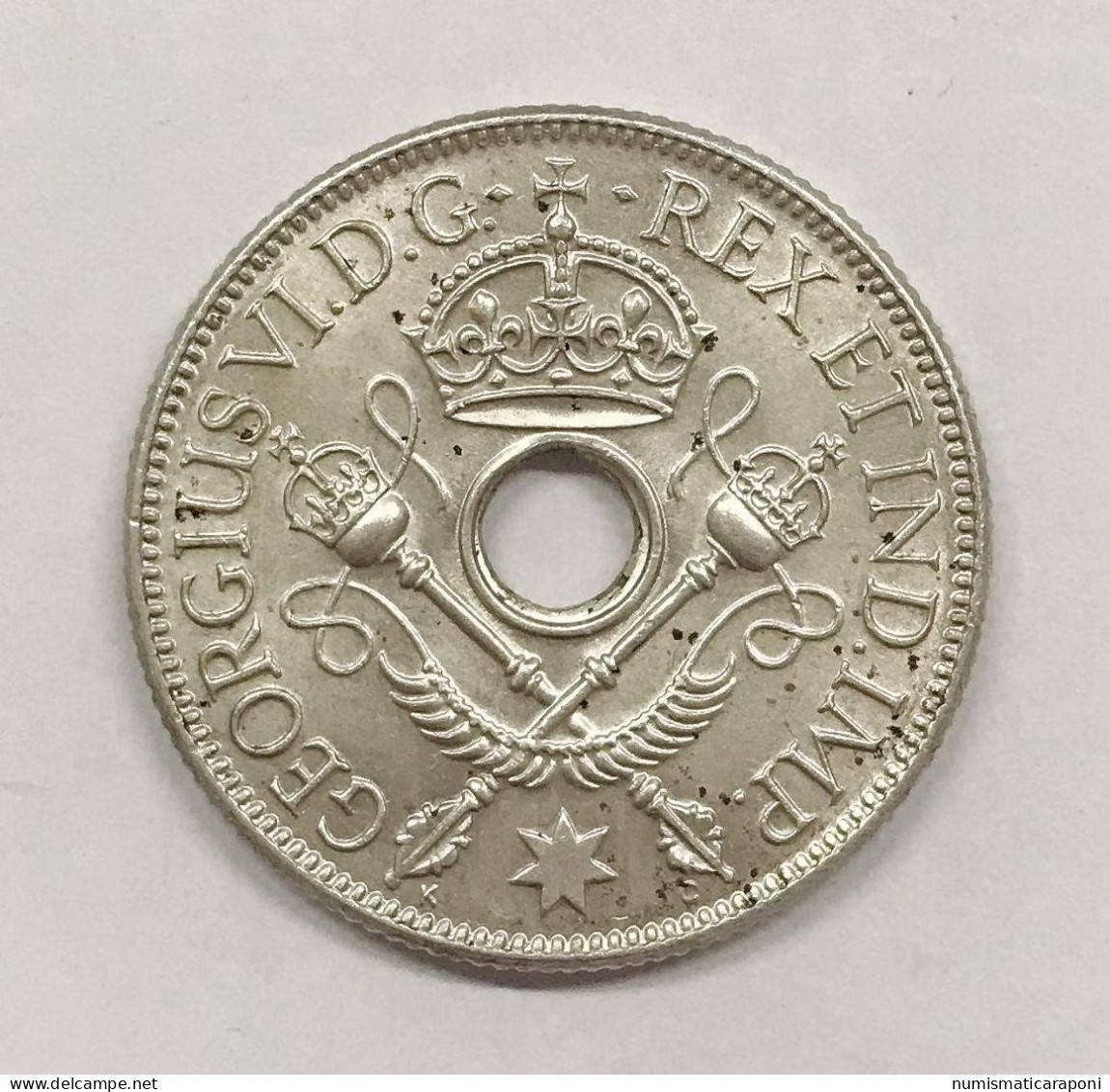 BRITISH NEW GUINEA SHILLING 1938 GEORGE VI SILVER KM#8 XF/UNC E.862 - Guinée