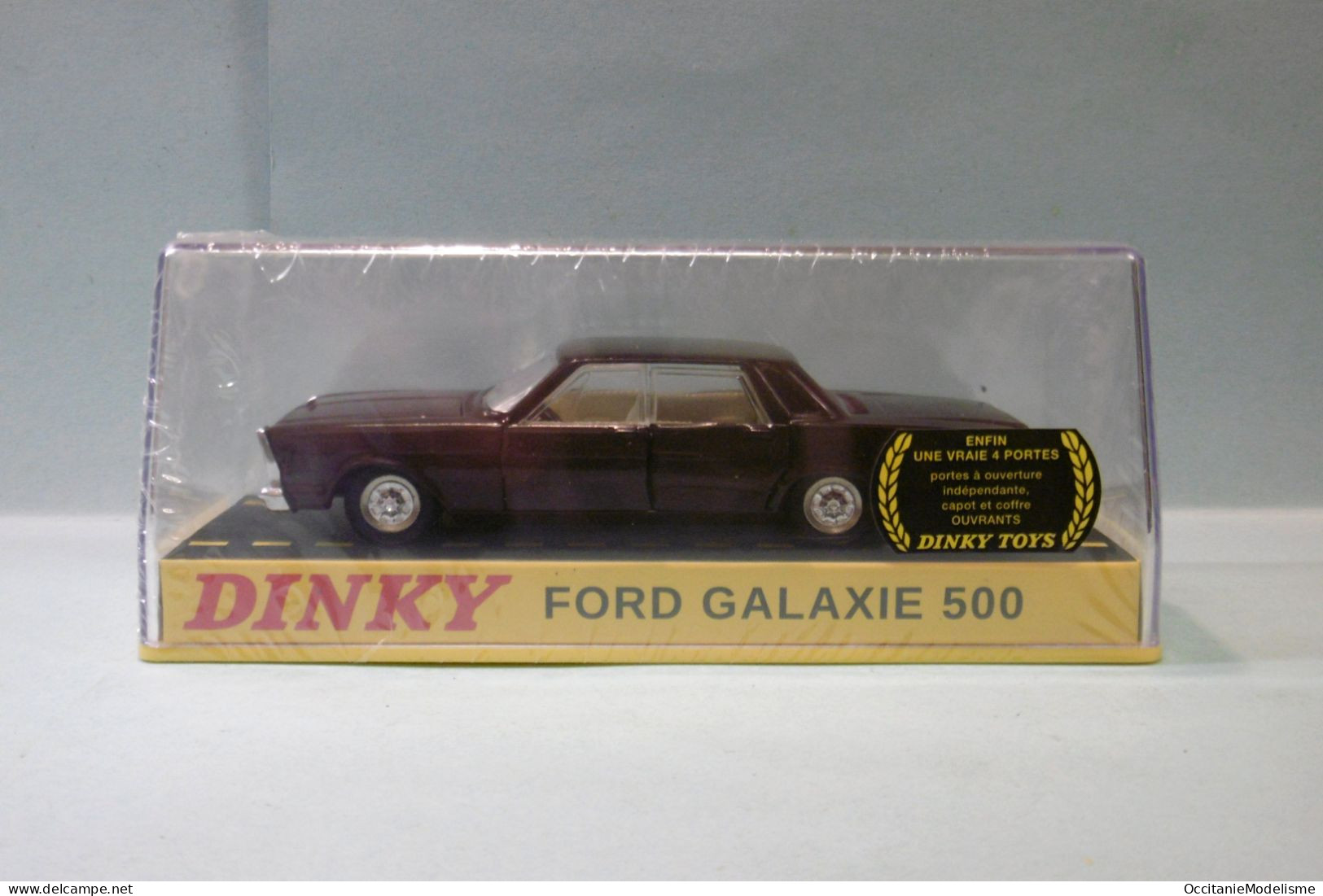 Dinky Toys / Atlas - FORD GALAXIE 500 Marron Réf. 1402 BO 1/43 - Dinky