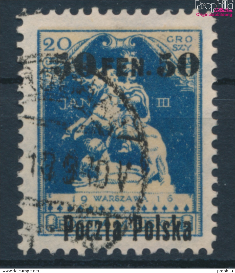 Polen 5 Gestempelt 1918 Stadtpost Warschau Mit Aufdruck (10130442 - Used Stamps