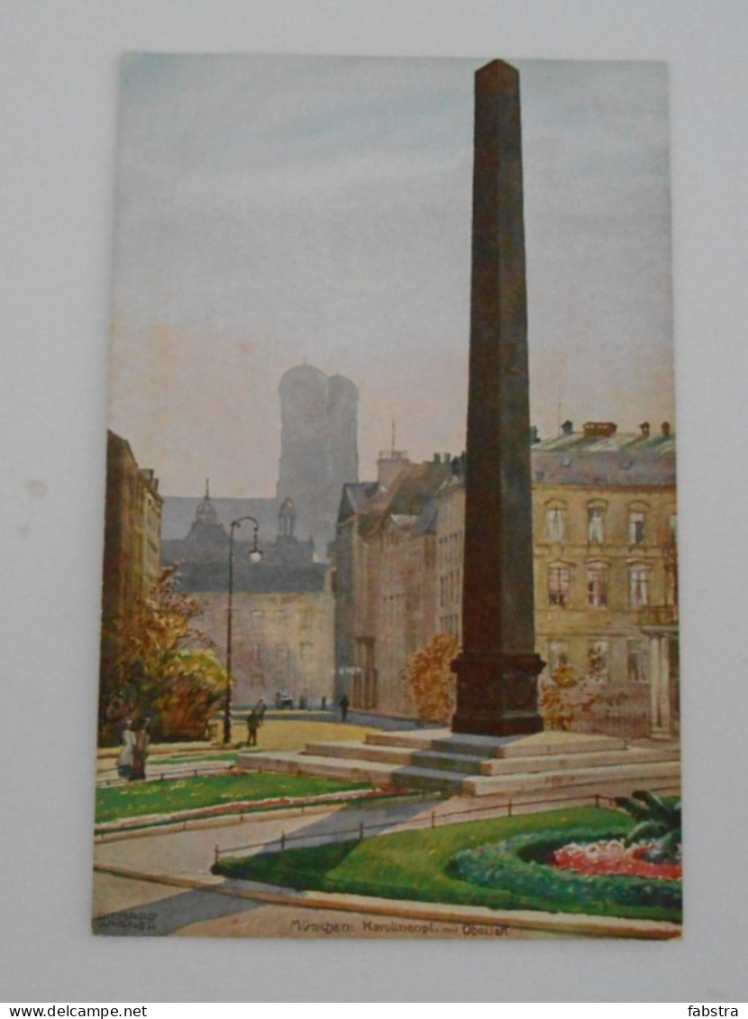 MUNCHEN  Obelisk - Wagner, Richard