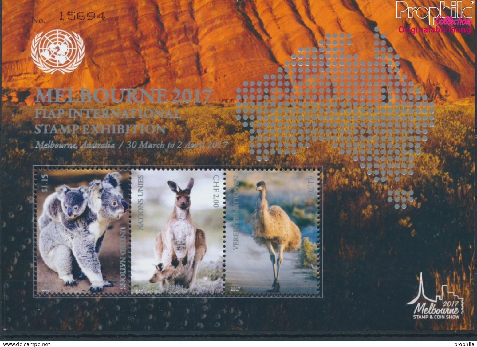 UNO - New York Block51 (kompl.Ausg.) Postfrisch 2017 Asiatische Briefmarkenausstelung (10115355 - Neufs