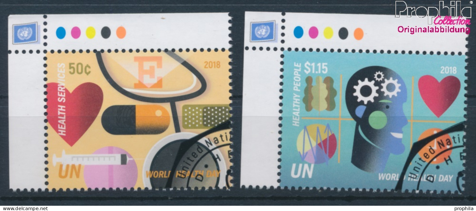 UNO - New York 1657-1658 (kompl.Ausg.) Gestempelt 2018 Weltgesundheitstag (10130316 - Used Stamps
