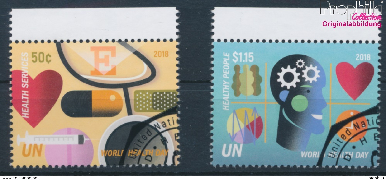 UNO - New York 1657-1658 (kompl.Ausg.) Gestempelt 2018 Weltgesundheitstag (10130317 - Used Stamps