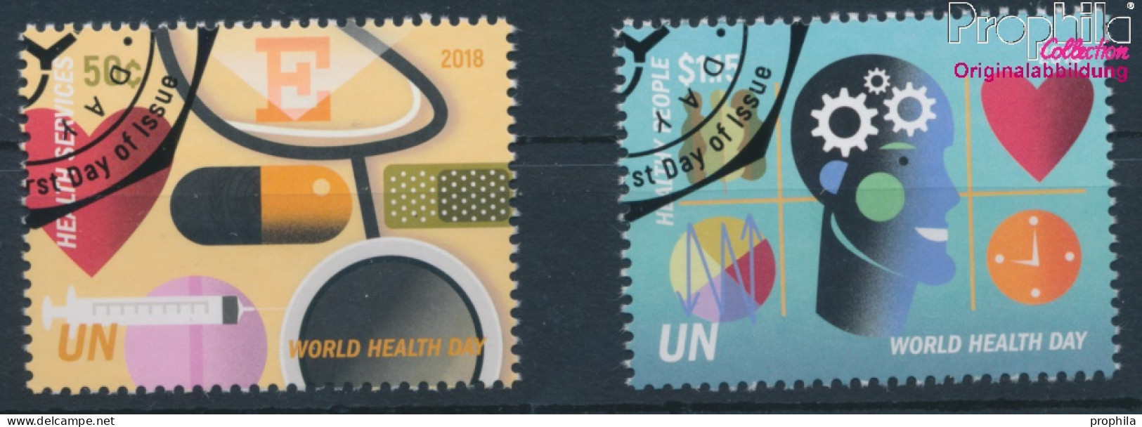 UNO - New York 1657-1658 (kompl.Ausg.) Gestempelt 2018 Weltgesundheitstag (10130326 - Used Stamps