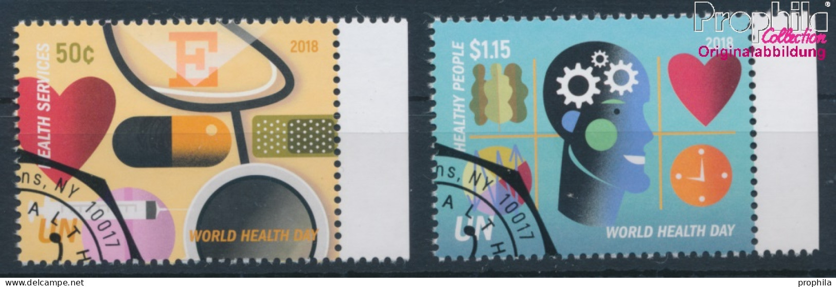 UNO - New York 1657-1658 (kompl.Ausg.) Gestempelt 2018 Weltgesundheitstag (10130327 - Used Stamps