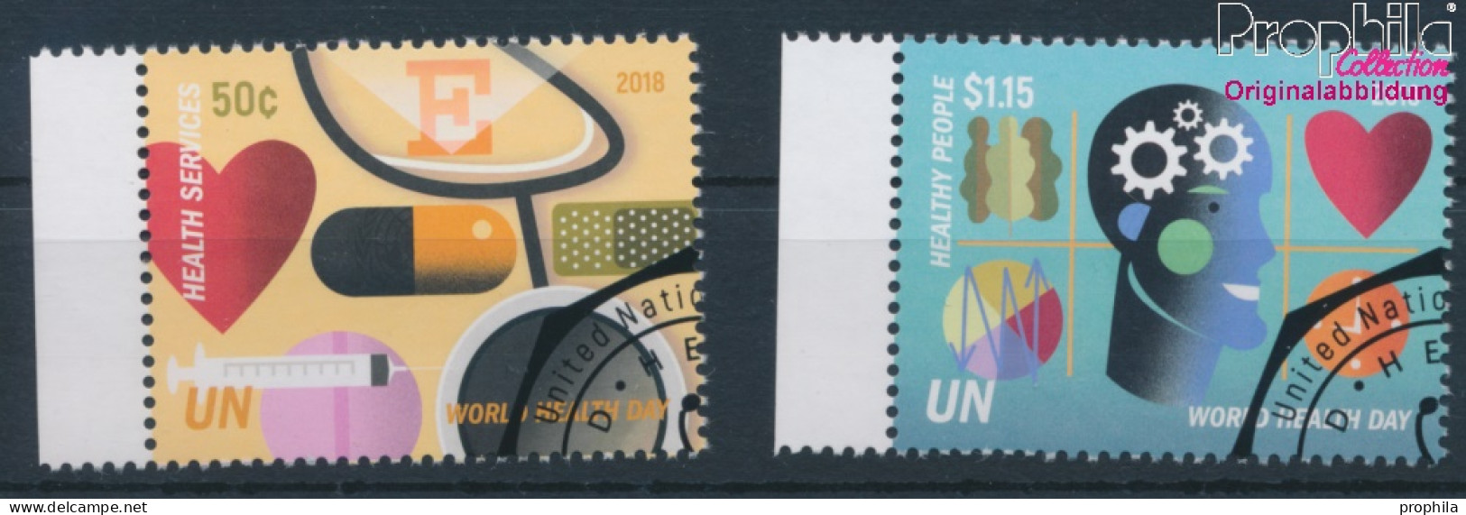 UNO - New York 1657-1658 (kompl.Ausg.) Gestempelt 2018 Weltgesundheitstag (10130328 - Used Stamps