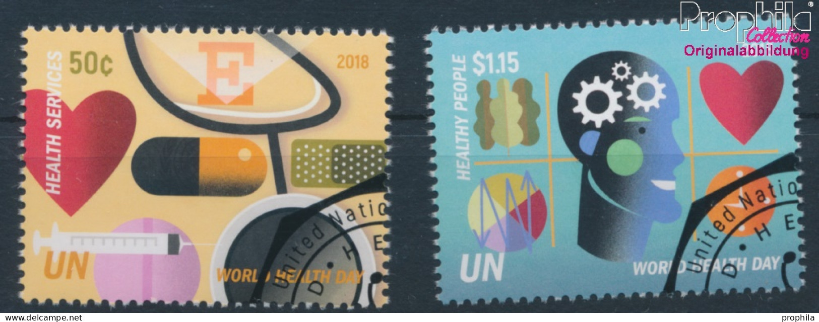 UNO - New York 1657-1658 (kompl.Ausg.) Gestempelt 2018 Weltgesundheitstag (10130329 - Used Stamps