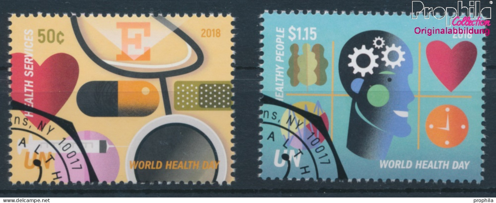 UNO - New York 1657-1658 (kompl.Ausg.) Gestempelt 2018 Weltgesundheitstag (10130330 - Used Stamps