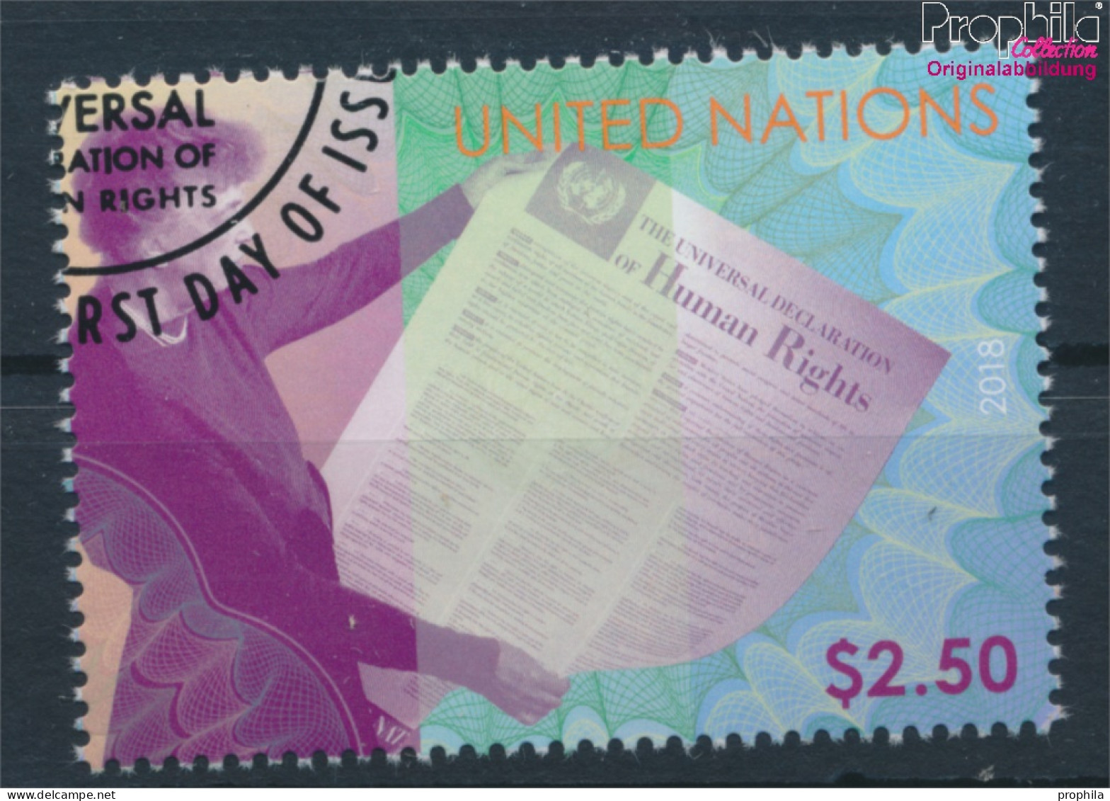 UNO - New York 1659 (kompl.Ausg.) Gestempelt 2018 Erklärung Der Menschenrechte (10130308 - Used Stamps