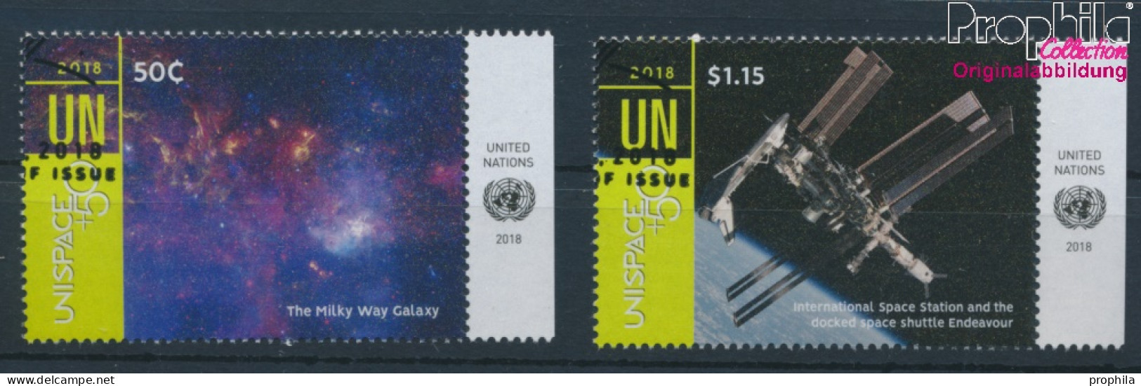 UNO - New York 1661-1662 (kompl.Ausg.) Gestempelt 2018 Erforschung Des Weltraums (10130272 - Used Stamps